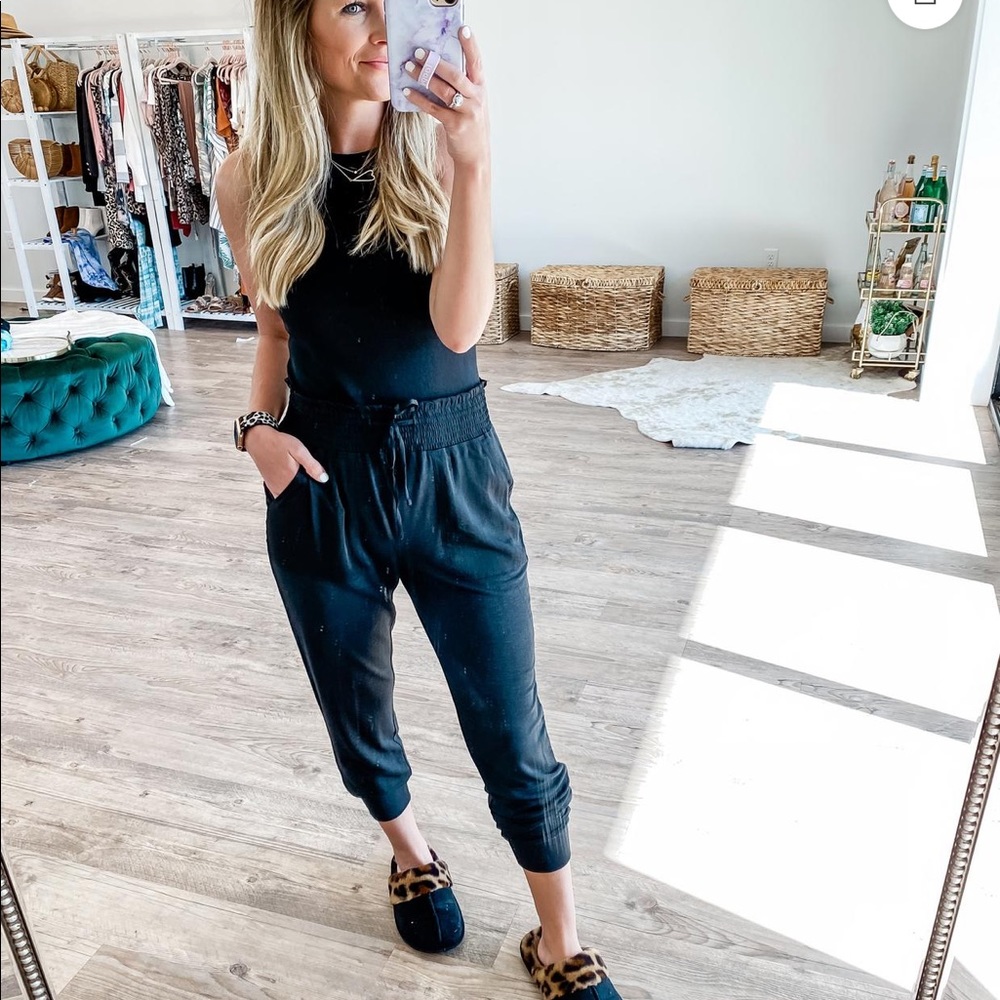 Black joggers